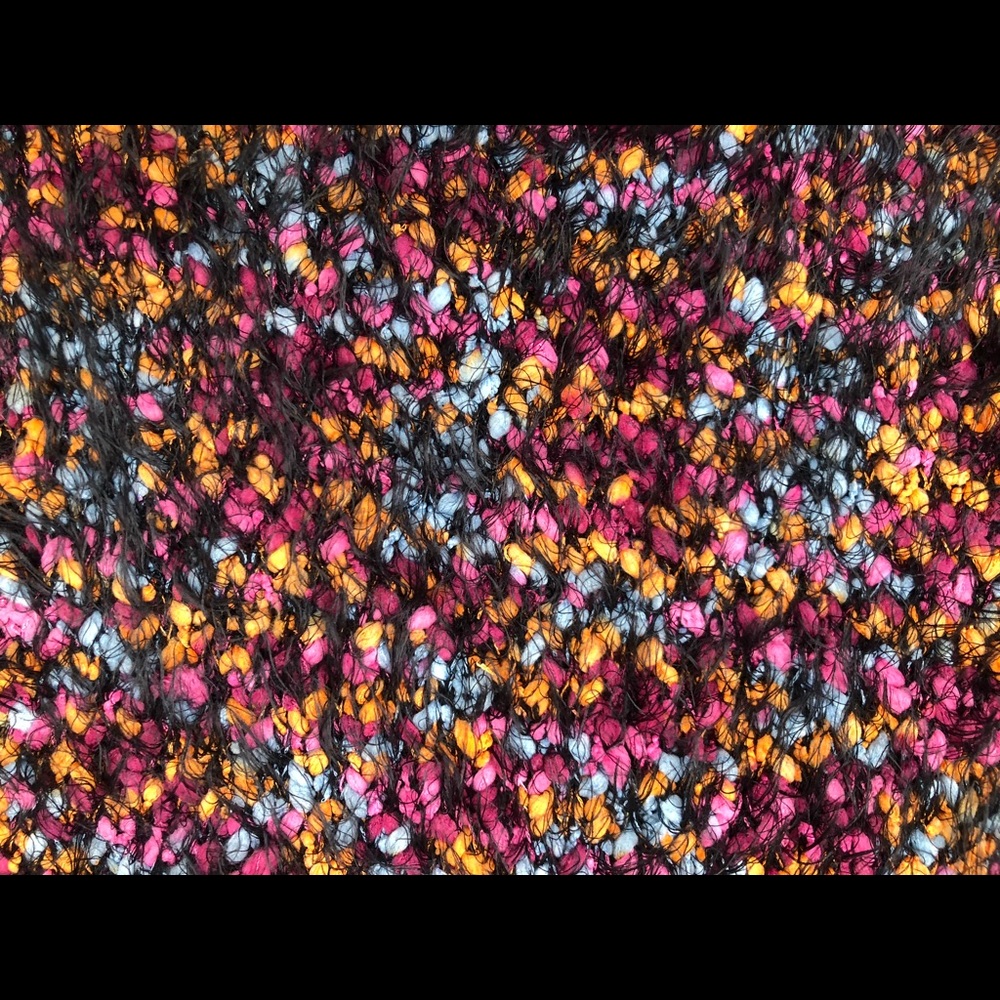 Ny Collection Multicolor Fuzzy Rag Sweater - image 8